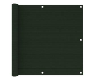 Balkonski zastor tamnozeleni 90 x 400 cm HDPE