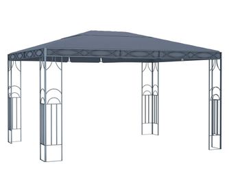 antracitszürke pavilon 400 x 300 cm