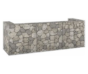 Zid gabiona za kante, 320x100x110 cm, pocinčani čelik