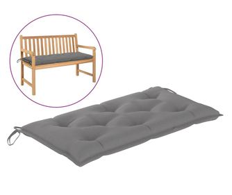 Kerti pad, szrke, 100x50x7 cm, textil