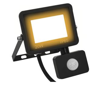 meleg fehér fényű szenzoros LED reflektor 20 W