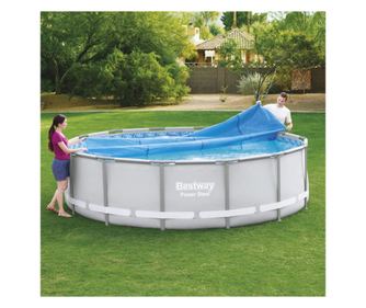 Bestway Flowclear napkollektoros medencetakar, 427 cm