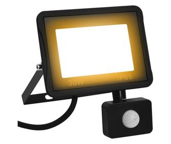 meleg fehér fényű szenzoros LED-reflektor 30 W