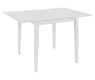 Επεκτεινόμενο Τραπέζι Κουζίνας, Λευκό, (80-120)x80x74 εκ., MDF