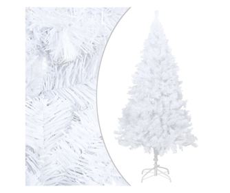 Umjetno božićno drvce s gustim granama bijelo 150 cm PVC