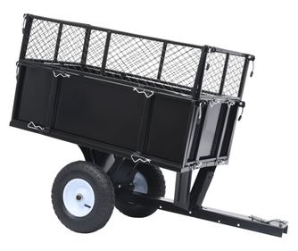 Prikolica za vrtno kosilnico 150 kg nosilnost