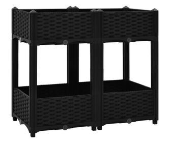 Visoka greda 80x40x71 cm polipropilen
