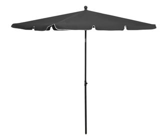 Kert eserny oszloppal, antracit, 210x140 cm