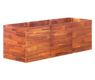 Visoka greda iz akacijevega lesa 150x50x50 cm