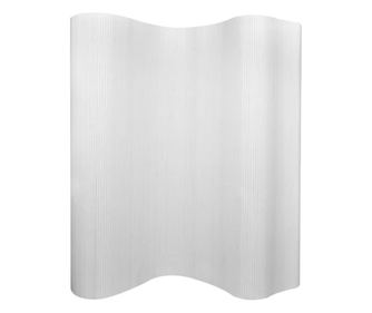 Szobaelvlaszt, fehr, 250 x 165 cm, bambusz