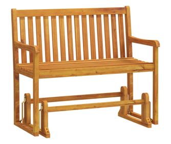 Vrtna gugalna klop 110 cm trden akacijev les