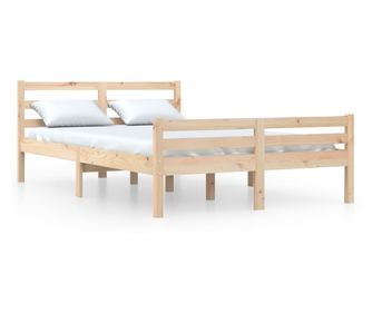 Okvir za krevet od masivnog drva 150x200 cm 5FT veliki bračni