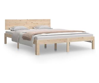 Okvir za krevet od masivnog drva 150 x 200cm 5FT veliki bračni