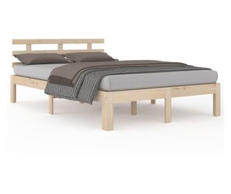 Okvir za krevet od masivnog drva 150x200 cm 5FT veliki bračni