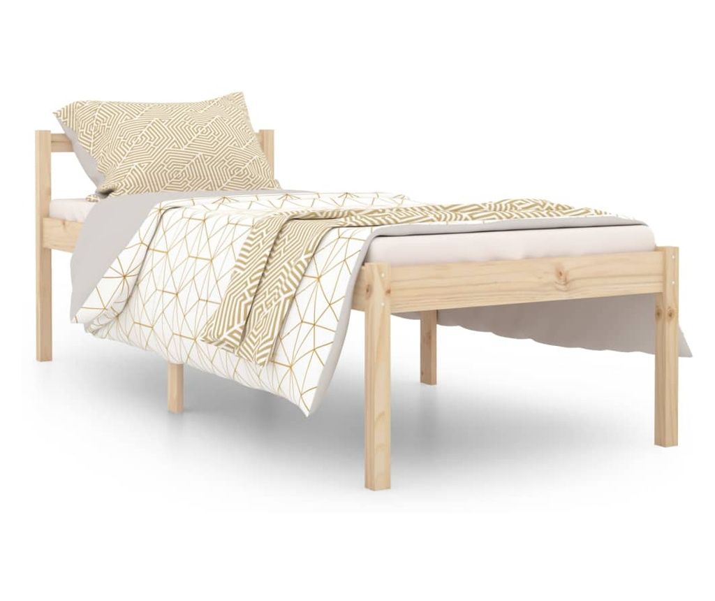 Okvir za krevet od masivne borovine 90 x 200 cm 