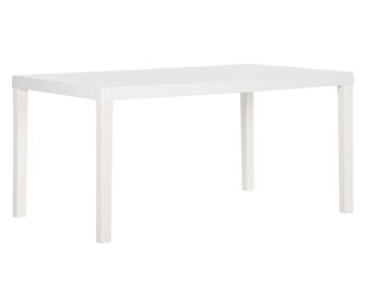 Vrtna miza 150x90x72 cm PP bela