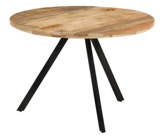 Τραπέζι Κουζίνας, 110x75 εκ., Μασίφ Ξύλο Μάνγκο