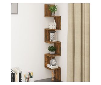 Fstlt tlgy sarokpolc 20x20x127,5 cm laminlt fa