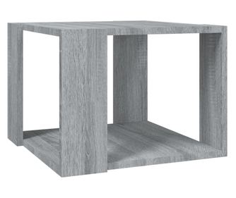 Klubska mizica siva sonoma 40x40x30 cm konstruiran les