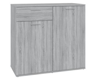 Ντουλάπι Γκρι Sonoma 80 x 36 x 75 εκ. από Επεξεργασμένο Ξύλο