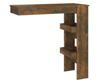 Nástěnný barový stolek kouřový dub 102 x 45 x 103,5 cm