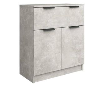 Příborník betonově šedý 60 x 30 x 70 cm kompozitní dřevo