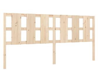 Горна табла за легло, 205,5x4x100 см, бор масив