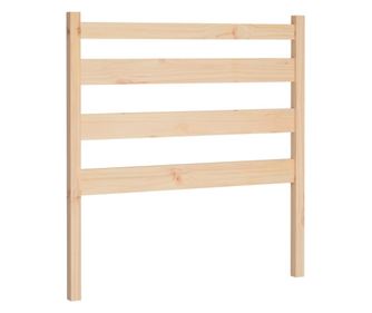 Posteljno vzglavje 96x4x100 cm trdna borovina