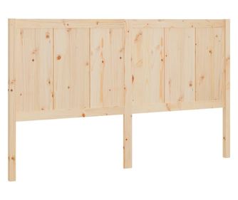 Горна табла за легло, 155,5x4x100 см, бор масив