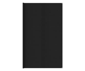 Tepih za šator 400 x 700 cm crni HDPE