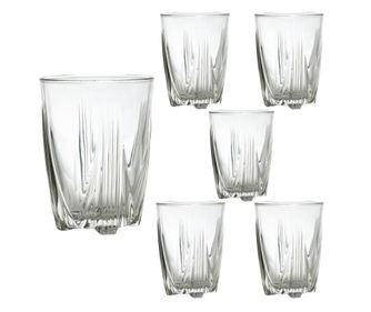 Set 6 pahare din sticla, Cesiro, 145 ml