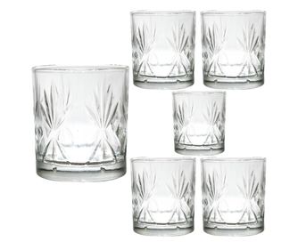 Set 6 pahare din sticla, Cesiro, 305 ml