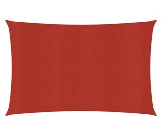 Κάλυμμα σκίασης, κόκκινο, 5x6 μ, HDPE, 160 γρ/μ²