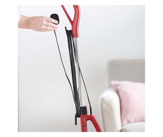 Rosberg R51001A Függőleges porszívó, 600W, 800 ml, HEPA szűrő, Kézi használat, Piros