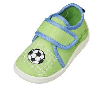 Детски пантофи, Playshoes, Футбол, зелени, 18-19
