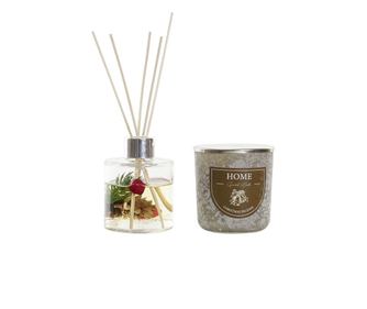 Комплект DKD Home Decor Свещ Ароматизатор (150 ml) (2 pcs)