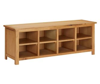 Ormarić za cipele, 114x37x45 cm, masivno hrastovo drvo