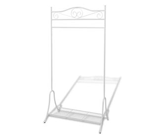 Organizator odjeće, čelik, bijela