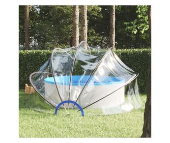 Medence kupola, 440 x 220 cm