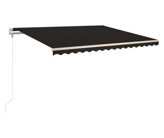 Автоматично прибиращ се сенник, 450x350 см, антрацит