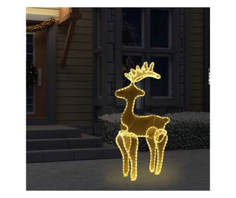 Božićni ukras s jelenom, 306 LED dioda, 60x24x89 cm