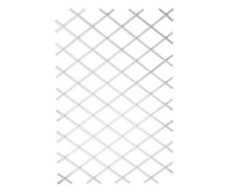 Градинска пергола, 100x200 см, PVC, бяла, 6040703