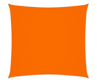 Sončna jadro, oranžno, 7x7 m, Oxford tkanina, kvadratno