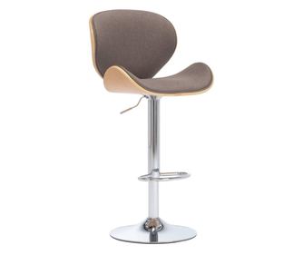 Barski stol taupe blago