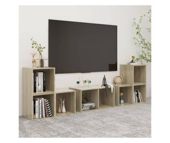 Set TV ormarića, 6 komada, sonoma hrast, iverica