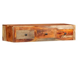 Masă consolă de perete, 100x25x20 cm, lemn masiv de sheesham