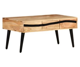 Stolić za kavu, 88x50x42 cm, masivno drvo akacije