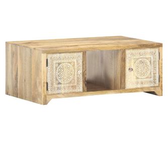 Stolić za kavu, 90 x 50 x 35 cm, masivno drvo manga