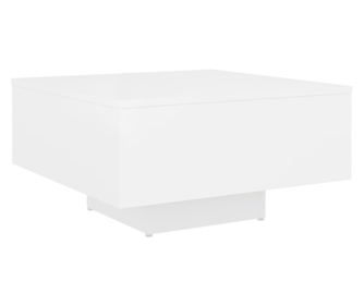 Stolić za kavu, bijel, 60x60x31,5 cm, PAL