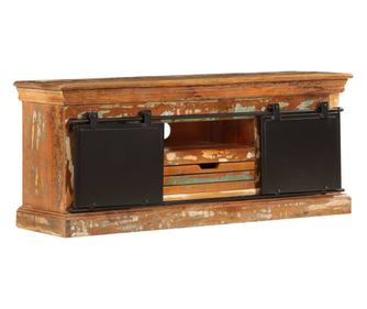 Comodă TV, 110 x 30 x 45 cm, lemn masiv reciclat